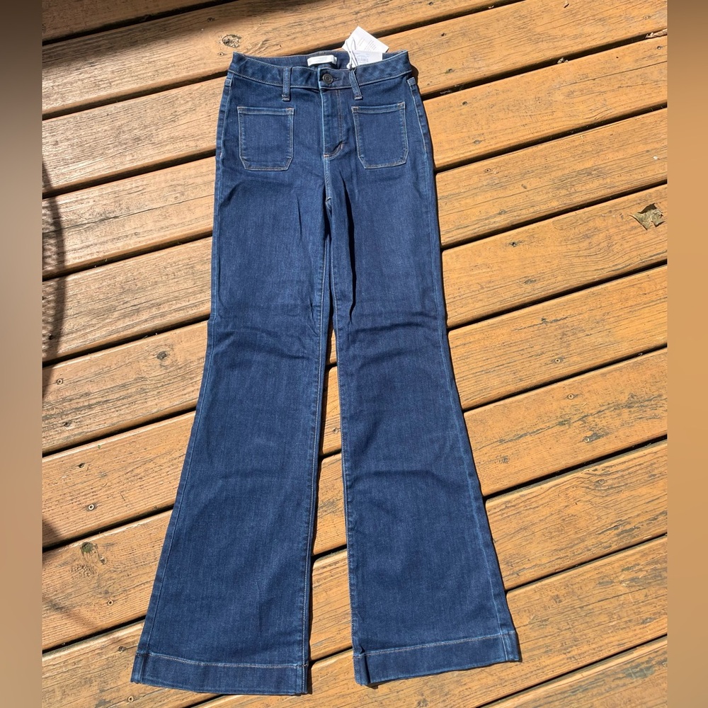 LC Lauren Conrad high rise flare jeans